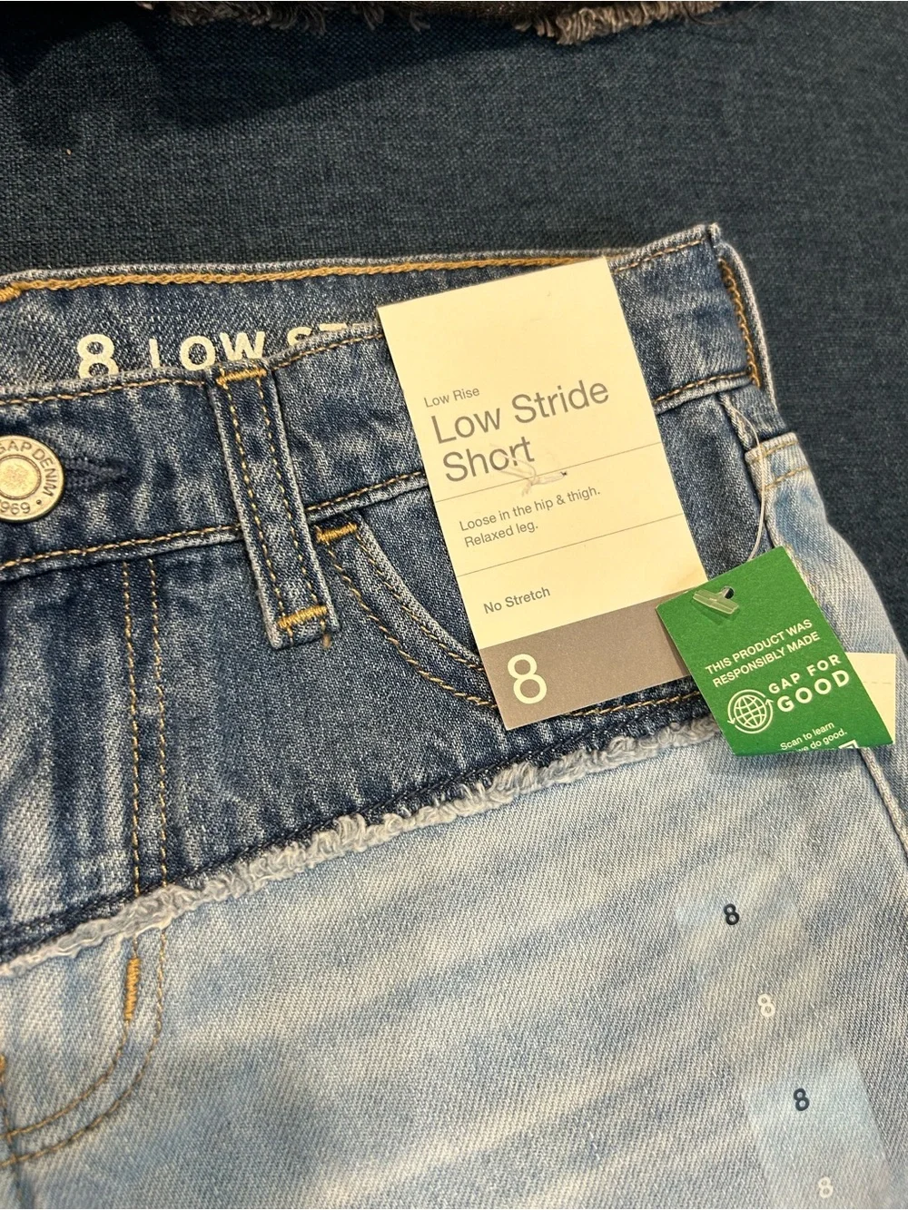 Gap Girls Low Stride Shorts Size 8